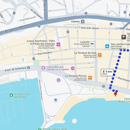 Frgk Victoria 3 Terrace, Ac & Ultra-fast Wi-fi Apartmán Cannes