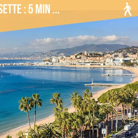 Frgk Victoria 3 1br Terrace, Ac & Ultra-fast Wi-fi Lägenhet Cannes